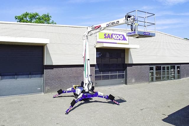 Cela DT Crawler 22 meter spinhoogwerker voor professioneel gebruik bij montage en onderhoud