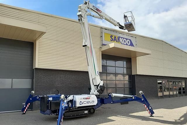 Cela DT Spyder 30 hoogwerker op rupsen voor werken op moeilijk bereikbare locaties