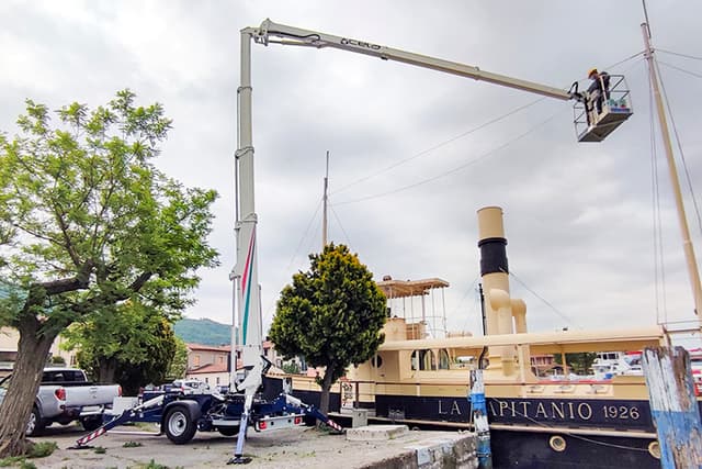 Cela DT Trailer 25 compacte aanhanger hoogwerker voor werkzaamheden op hoogte