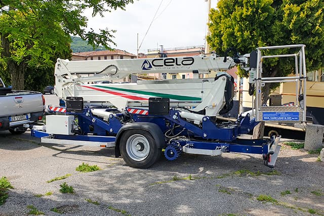 Cela DT Trailer 25 telescoophoogwerker met 25 meter maximale werkhoogte