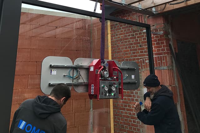 Hoeflon VL500 glasheffer met vacuümzuignappen voor professioneel glaswerk