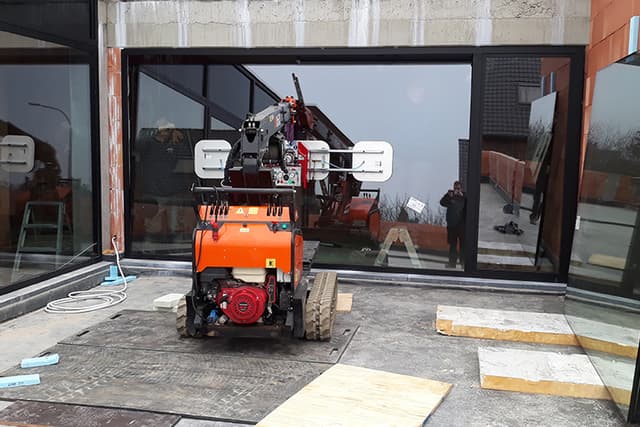 Hoeflon VL500 glaszuiger voor het veilig hijsen en plaatsen van glasplaten
