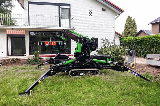 BG Lift M250 Li-ion rupskraan voor zwaar hijswerk op moeilijk bereikbare plaatsen