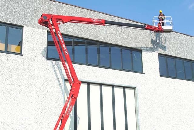 Platform Basket 22.10 spinhoogwerker voor gevelonderhoud, montage en bouw
