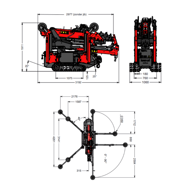 Technische tekening Hoeflon C6