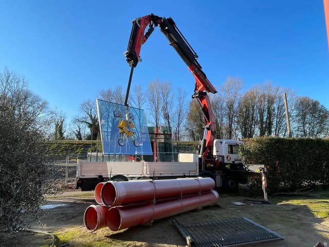 Righetti glaszuiger voor het hijsen en transporteren van glas