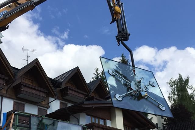 Righetti VB4+4 RCMBM vacuümheffer voor glas met 360 graden rotatie en 90 graden kanteling