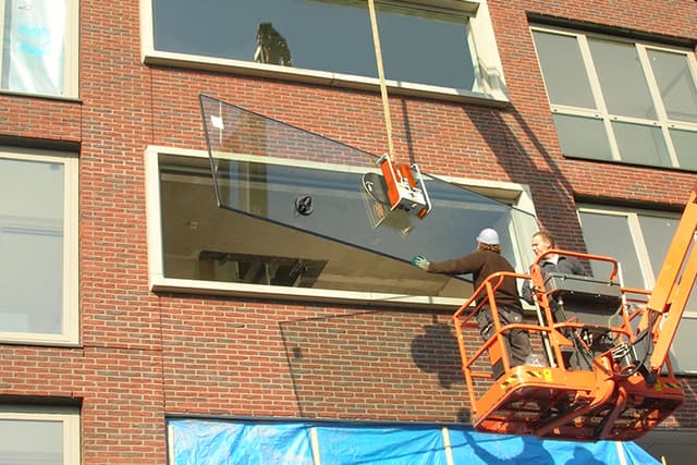Viavac GBL3 glaszuiger voor het nauwkeurig verplaatsen en monteren van grote glaspartijen
