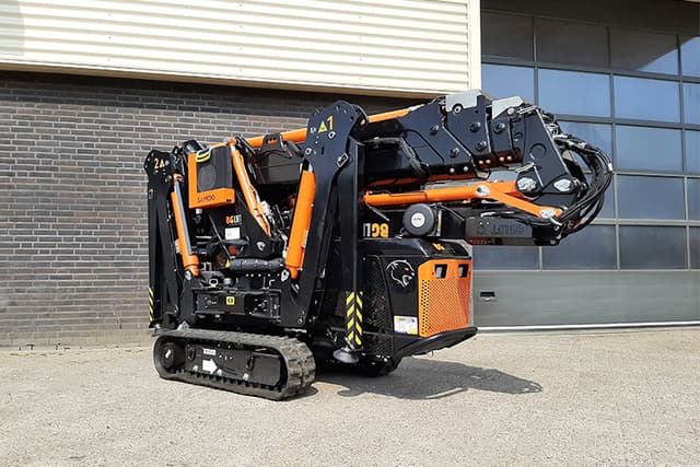 BG Lift M250 minihijskraan met radiografische bediening voor nauwkeurig en flexibel hijswerk