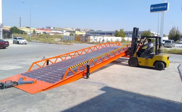 Saurus PYR WH laadbrug voor het overbruggen van hoogteverschillen