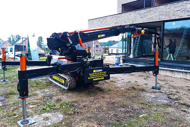 BG Lift M400 minihijskraan voor het hijsen van zware lasten