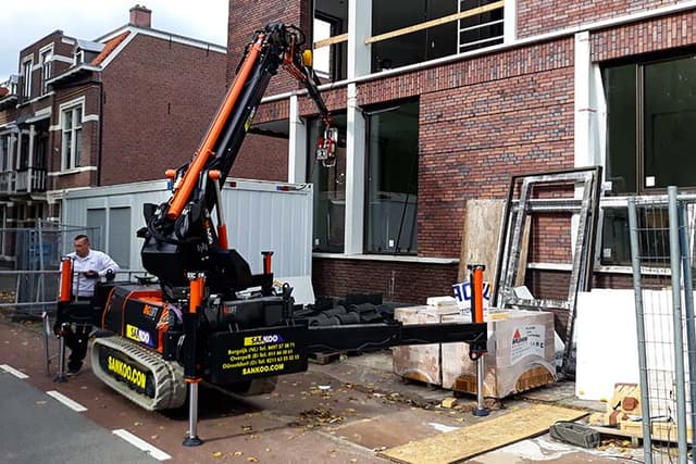 BG Lift M400 krachtige compactkraan voor het hijsen en verplaatsen van zware materialen