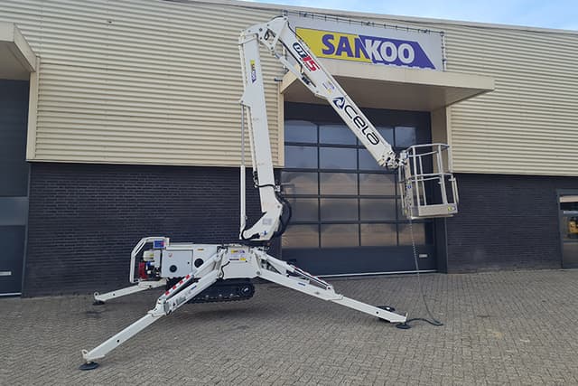 Cela Spyder 15 compacte hoogwerker Cela Spyder 15 compacte spinhoogwerker voor werkzaamheden op moeilijk bereikbare locaties