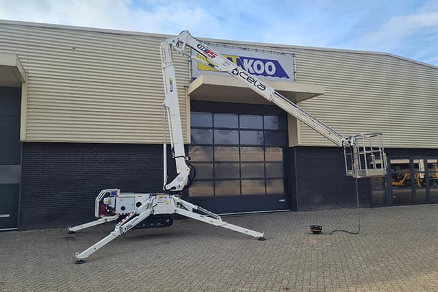 Cela Spyder 15 compacte rupshoogwerker Cela Spyder 15 compacte rupshoogwerker voor onderhoud, montage en installatiewerkzaamheden