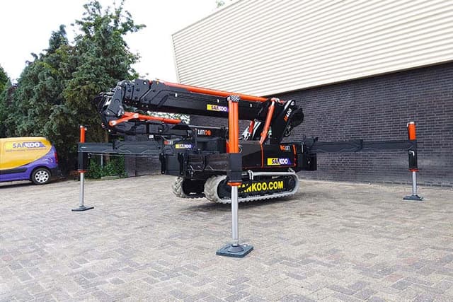 BG Lift M400 mini rupskraan 17 meter bereik BG Lift M400 mini rupskraan met 17 meter horizontaal bereik