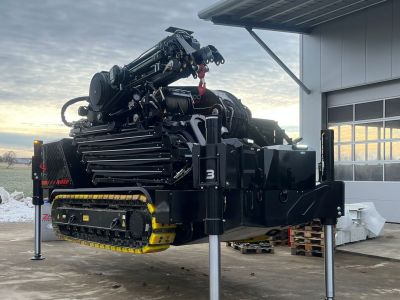 Zaunrith ZRK1000 rupskraan met hydraulische jib Zaunrith ZRK1000 rupskraan met hydraulische jib en groot hijsbereik