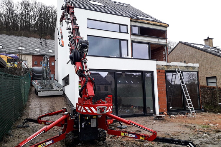 Hoeflon C6 compacte hijskraan voor hijswerkzaamheden