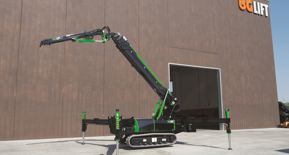 BG Lift M400 Li-ion mobiele hijskraan op accu voor montagewerk en het hijsen van zware materialen