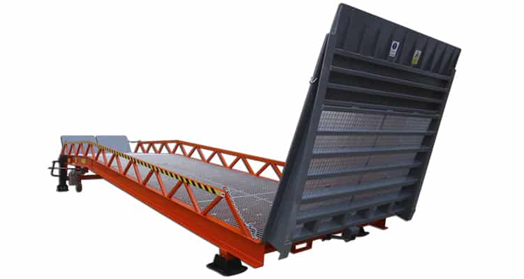 Saurus laadbrug en laadramp Saurus laadbrug en mobiele laadramp voor heftrucks en pallettrucks