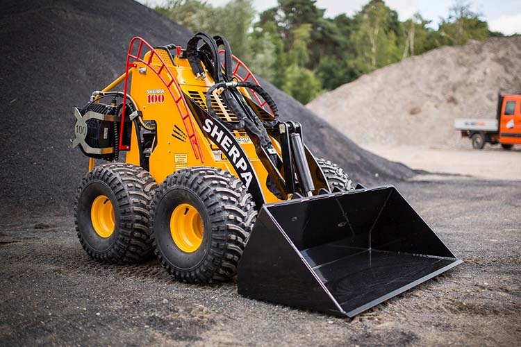 Sherpa 100 minishovel Sherpa 100 minishovel voor bouw, sloopwerkzaamheden en groenvoorziening