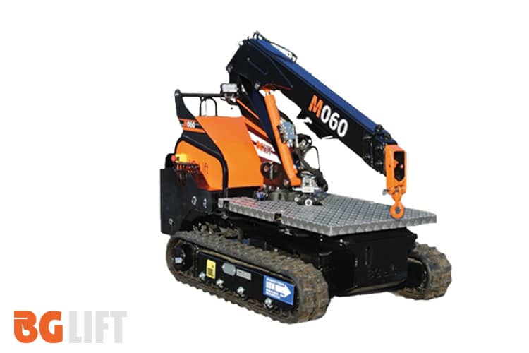 BG Lift M060 compacte kraan voor het nauwkeurig plaatsen van zware materialen