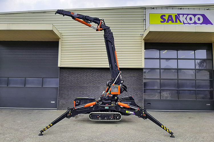 BG Lift M250 mobiele hijskraan voor bouw, montage en installatie op moeilijk bereikbare plaatsen