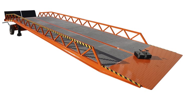 Saurus PYR-KING industriële laadoplossing met verstelbare laadhoogte van 1000 tot 1600 mm