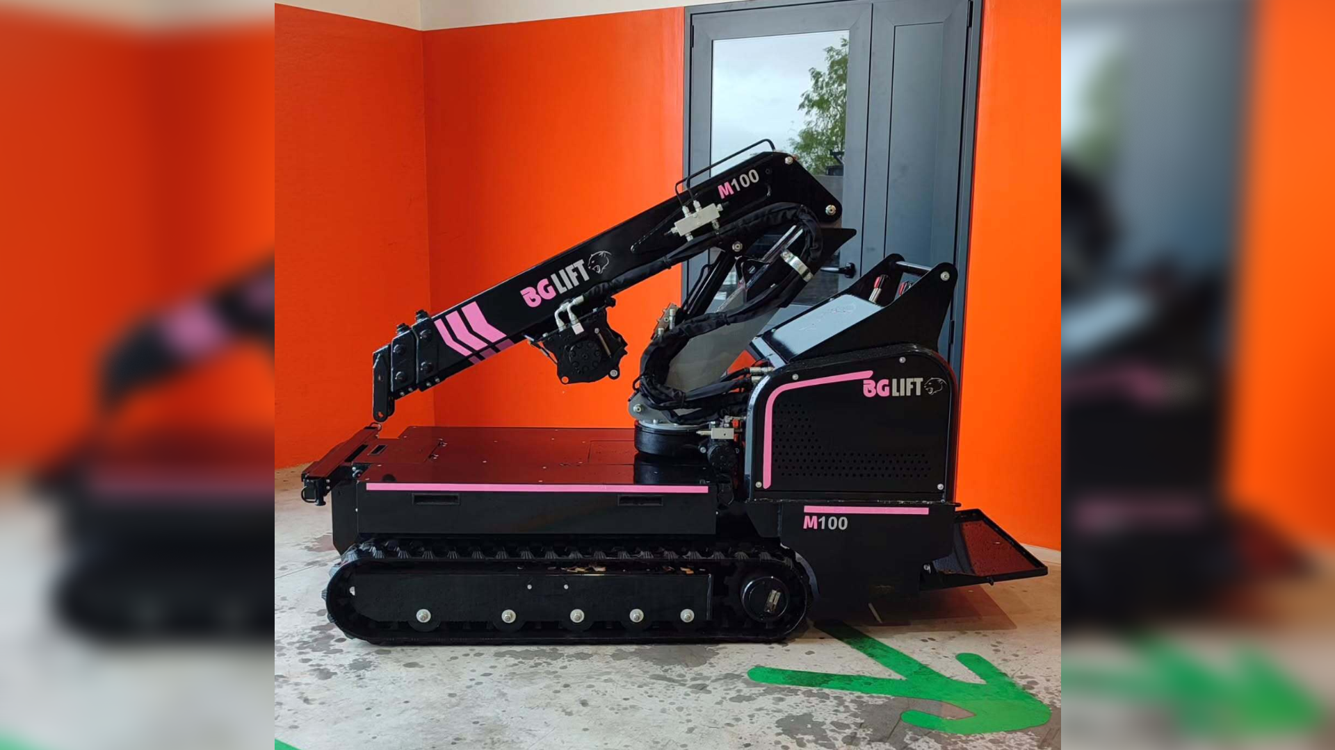 BG Lift M100 compacte minihijskraan voor hijswerkzaamheden