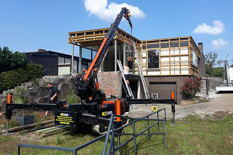 BG Lift M400 Pick and Carry rupskraan voor mobiel hijsen zonder de kraan te verplaatsen